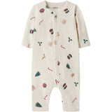 Name It Whitecap Gray Xmas AOP Nbnvismas Ls Nightsuit