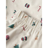 Name It Whitecap Gray Xmas AOP Nanvismas Ls Nightset Adult