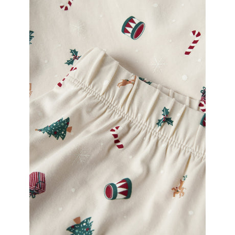 Name It Whitecap Gray Xmas AOP Nanvismas Ls Nightset Adult