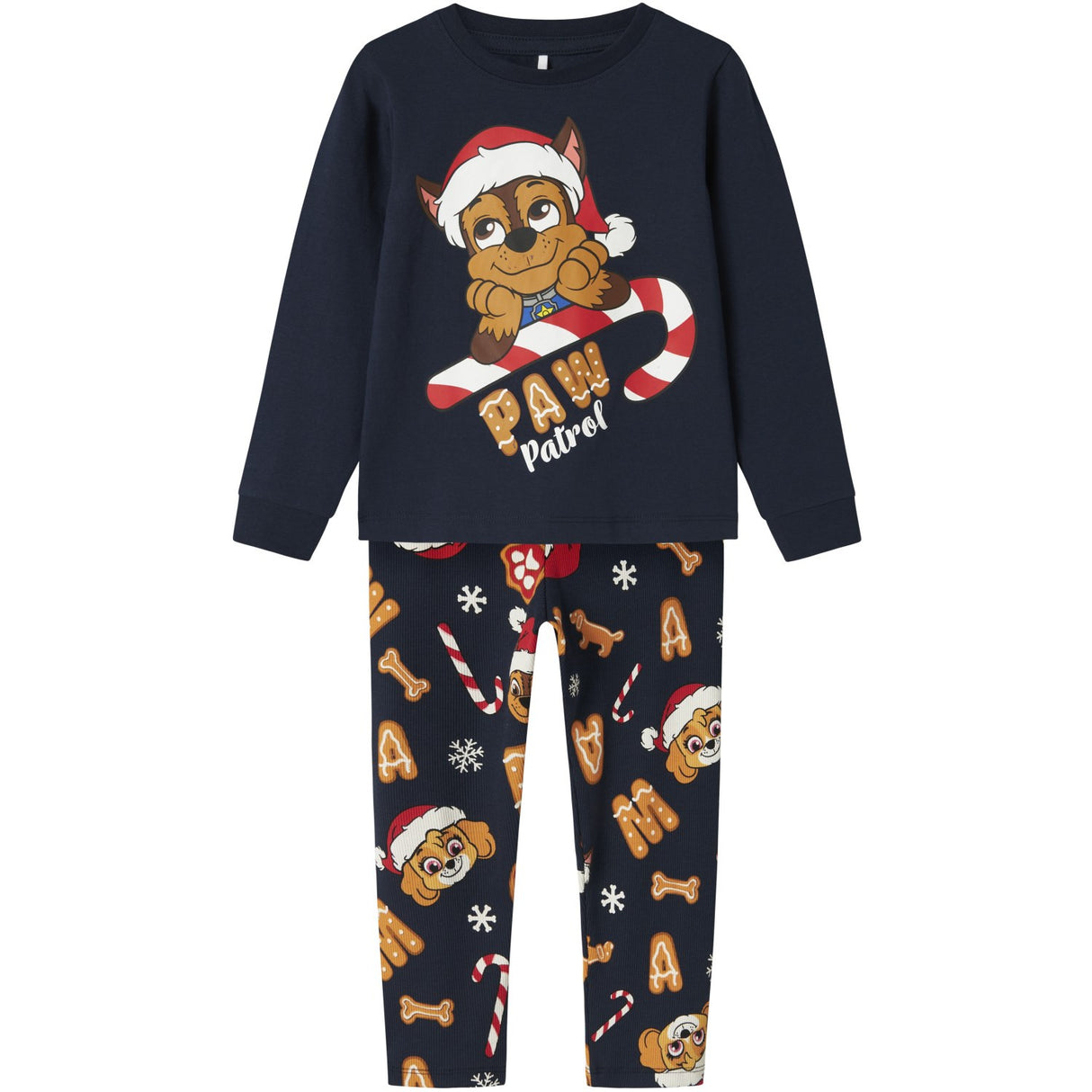 Name It Navy Blazer Nmmslava Paw Ls Nightset Cplg