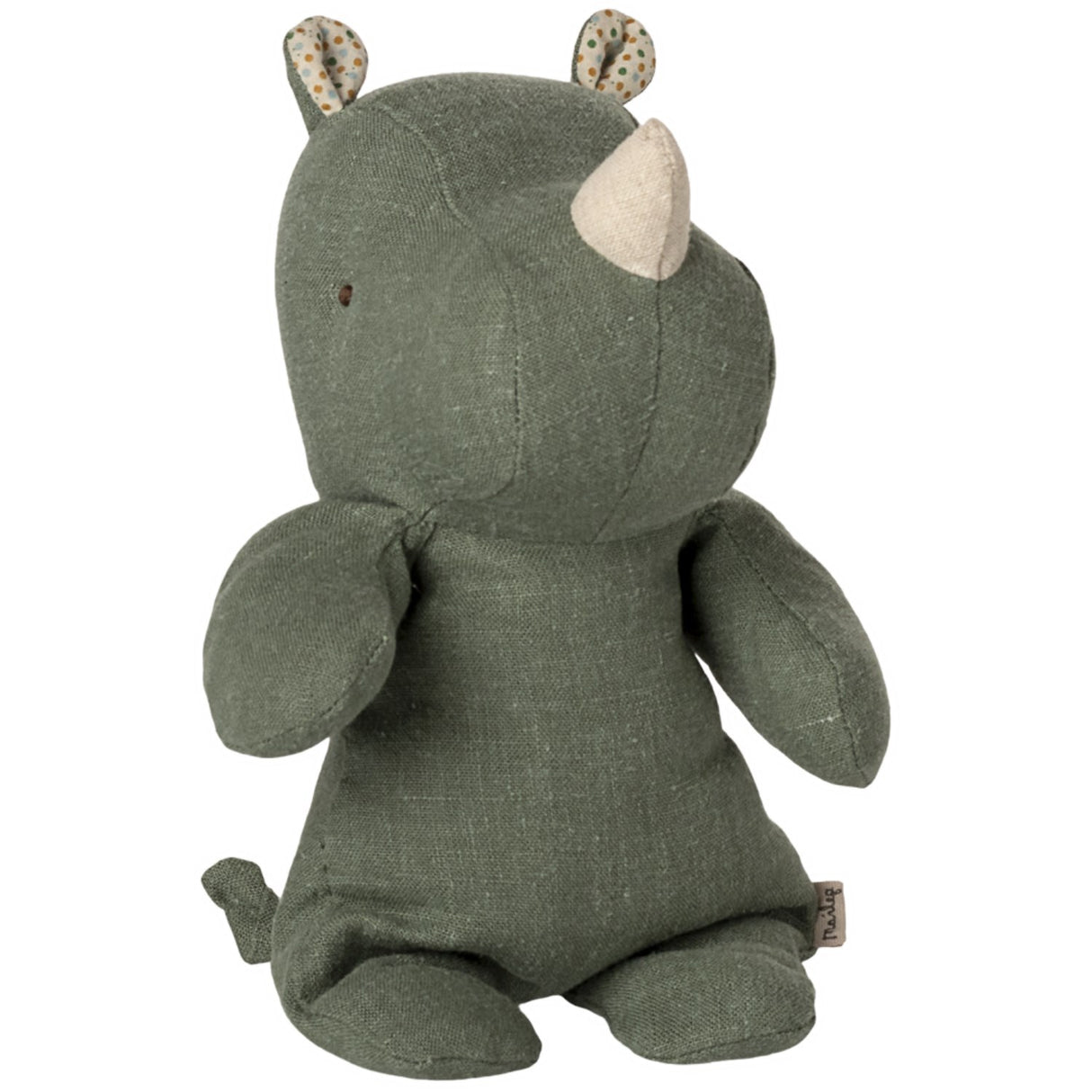 Maileg Safari Friends, Næsehorn, Lille - Salviegrøn