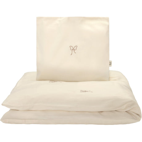 KAS Kopenhagen Cream Bow Embroidered Bedding