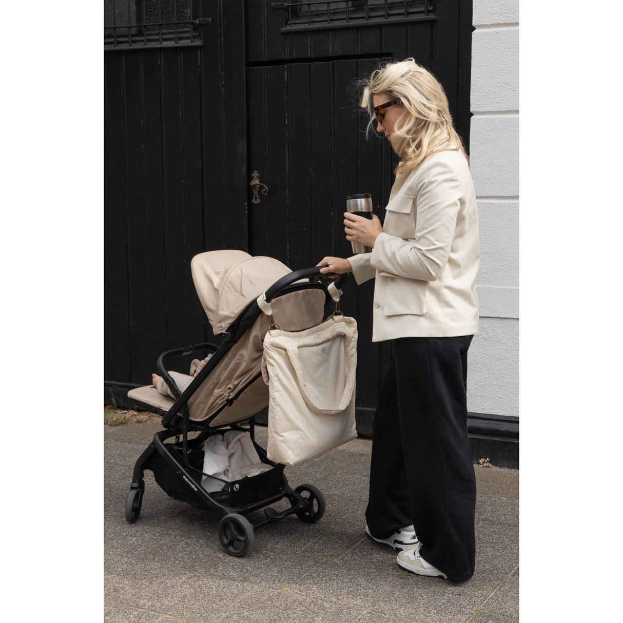 KAS Kopenhagen Beige Kas Multi Purpose Tote With Fold