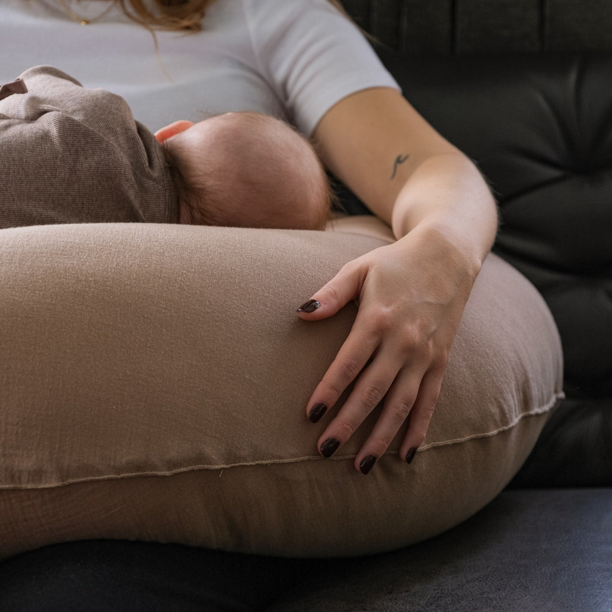 That's Mine Nursing Pillow Brown