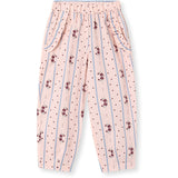 Fliink Chalk Pink Aop Colombe Ruffle Pants