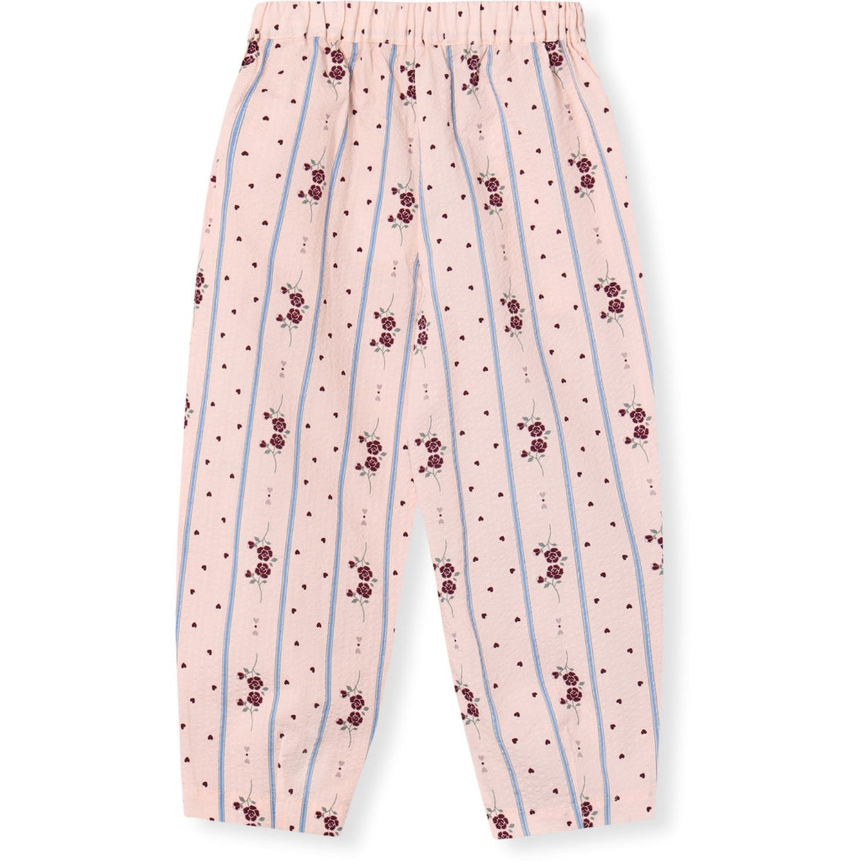 Fliink Chalk Pink Aop Colombe Ruffle Pants