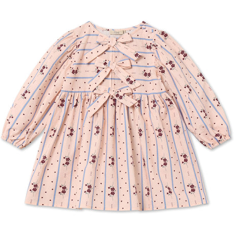 Fliink Chalk Pink Aop Colombe Ls Dress
