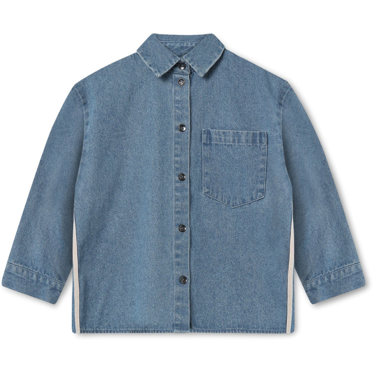 Fliink Medium Denim Blue Donny Blouse