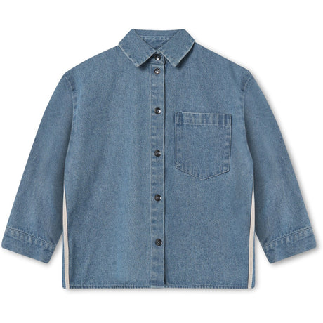 Fliink Medium Denim Blue Donny Blouse