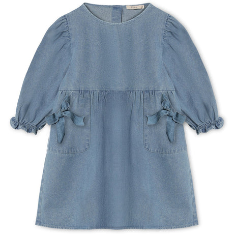 Fliink Medium Denim Blue Donny Ls Dress