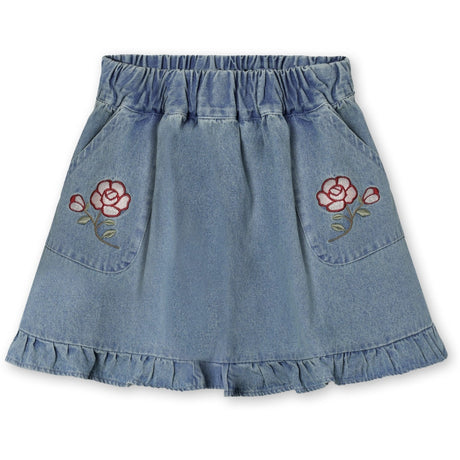 Fliink Medium Denim Blue Don Rose Skirt