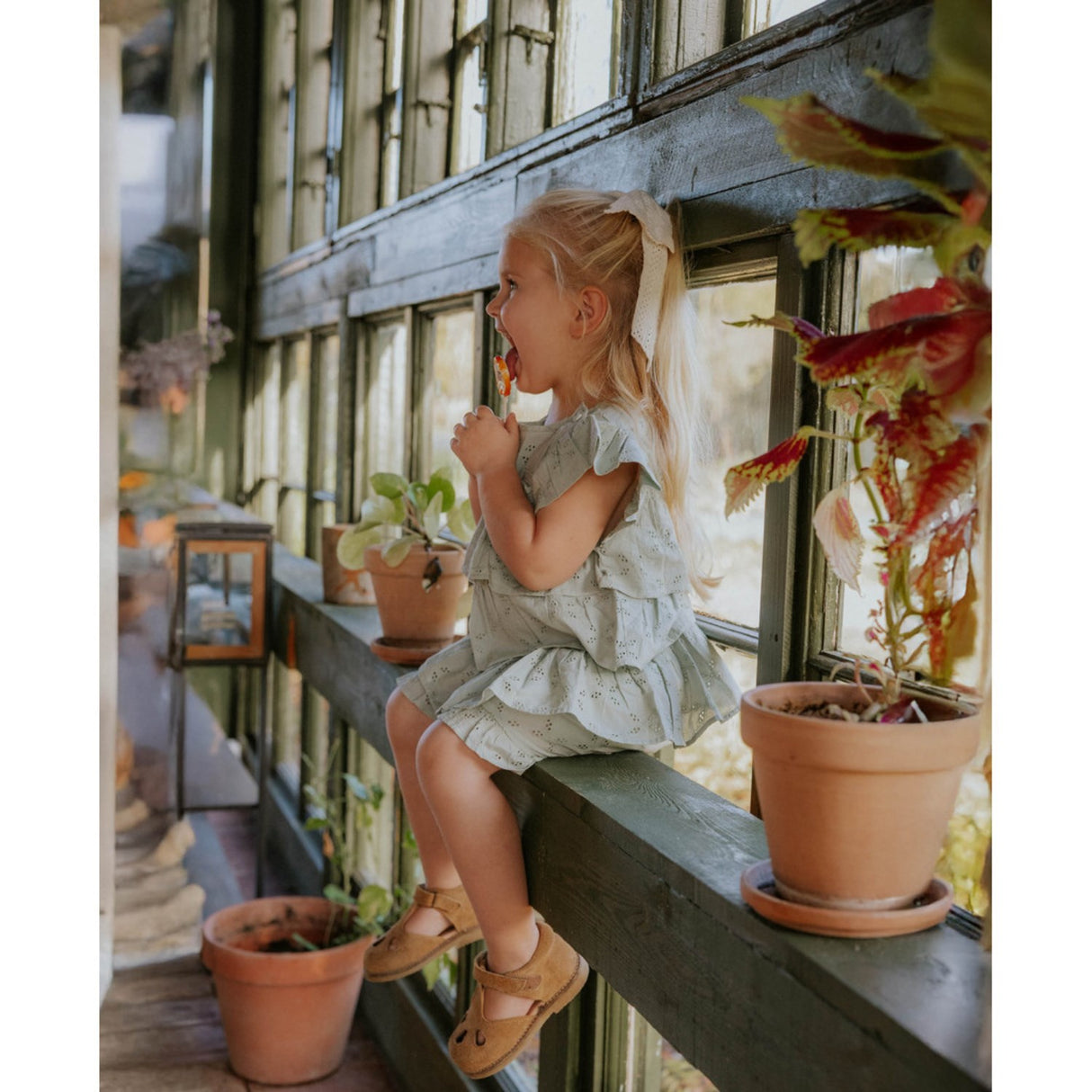 Fliink Aqua Gray Harper Top