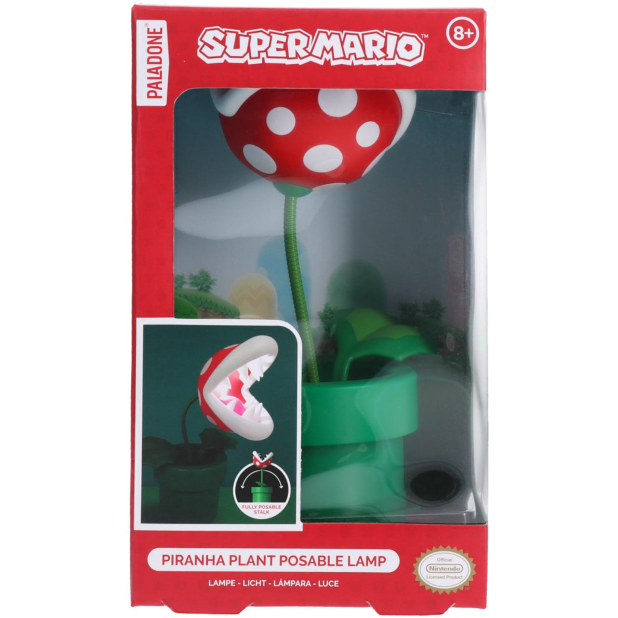 Paladone Super Mario Piranha Plant Posable Lamp