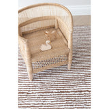 KAS Kopenhagen Brow & Nautral Brown Stripes Rug 140X200