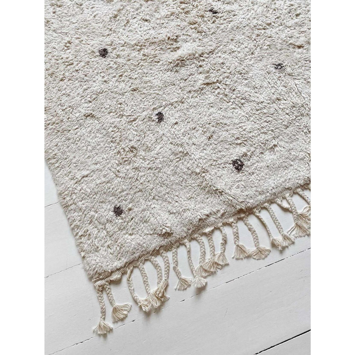 KAS Kopenhagen Natural/Brown Dots Small Rug 140X200