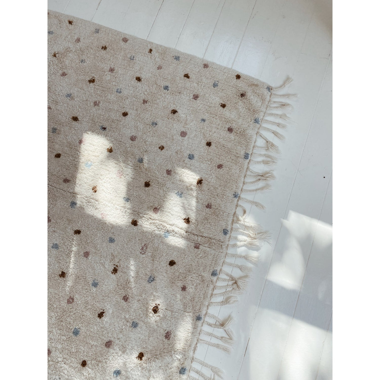 KAS Kopenhagen Natural Multi Dots Color Rug 120X160