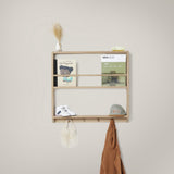 KAS Kopenhagen Natural Oil Eli Shelves With Hooks