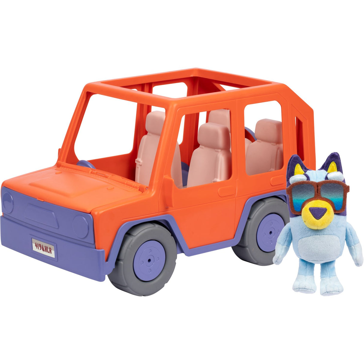 Bluey Big Heeler Car 4WD W/plush