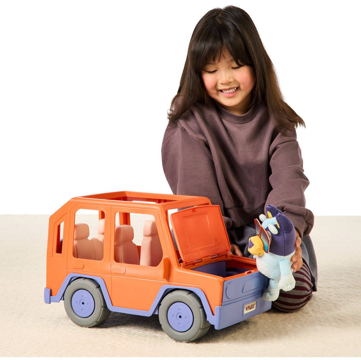 Bluey Big Heeler Car 4WD W/plush