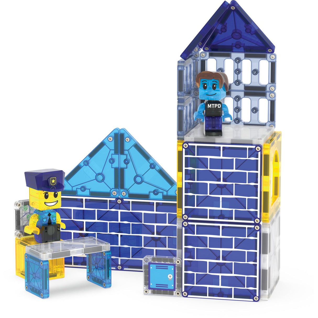 Magna-Tiles® Police Station 35 Pcs