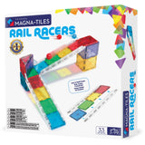 Magna-Tiles® Small Rail Racer 33 Pcs