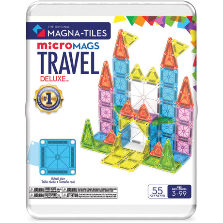 Magna-Tiles® Deluxe Travel Set 55 Pcs(CDU)