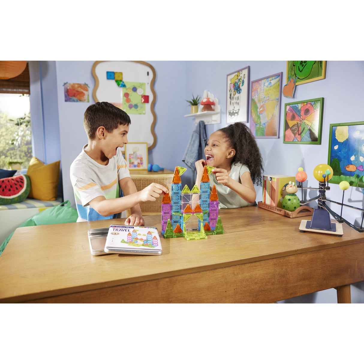 Magna-Tiles® Deluxe Travel Set 55 Pcs(CDU)