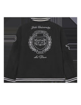 Les Deux Kids Black/Black Yale Wool Varsity Jacket KIDS