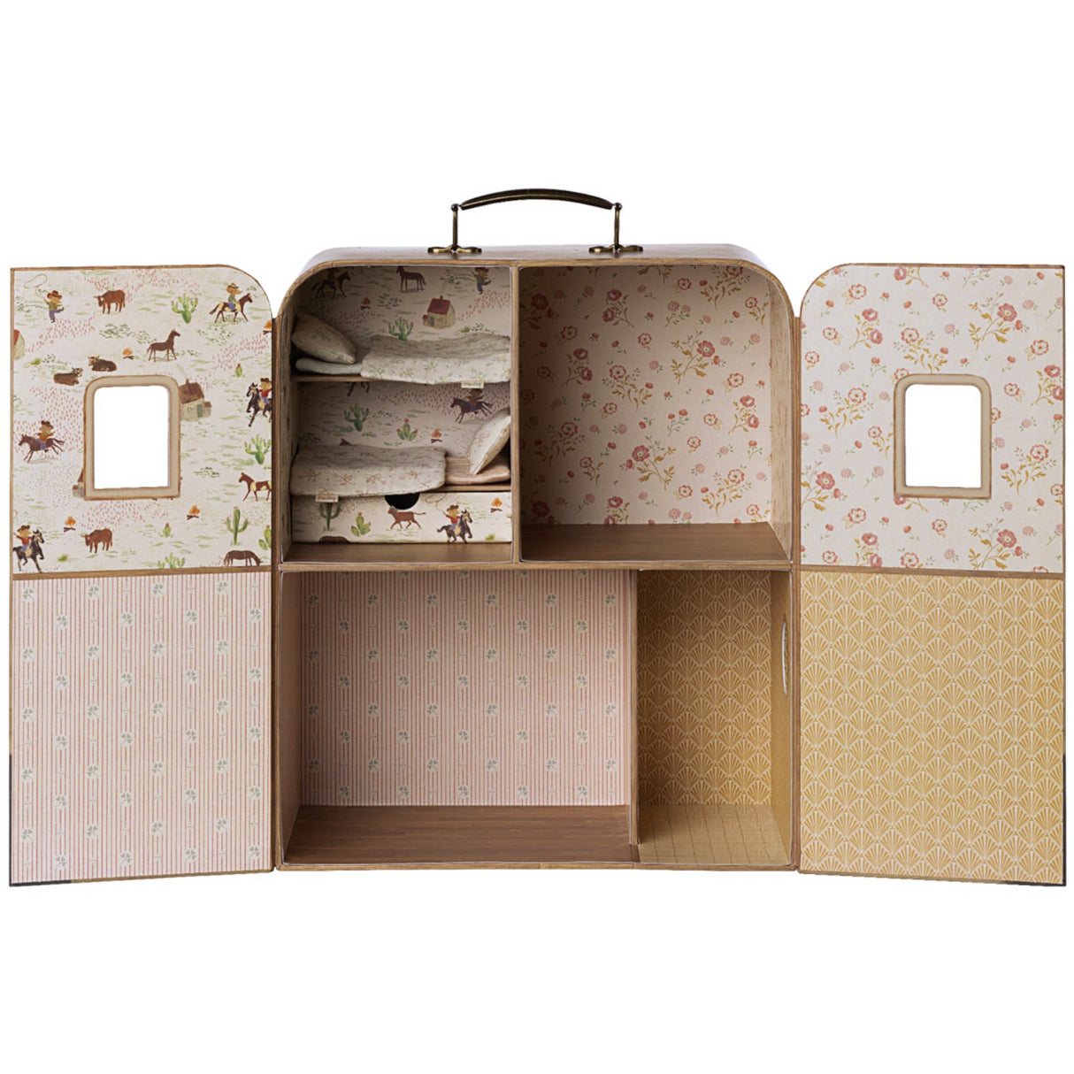 Maileg SuitCasa, Littlesøster And Lillebror Mus