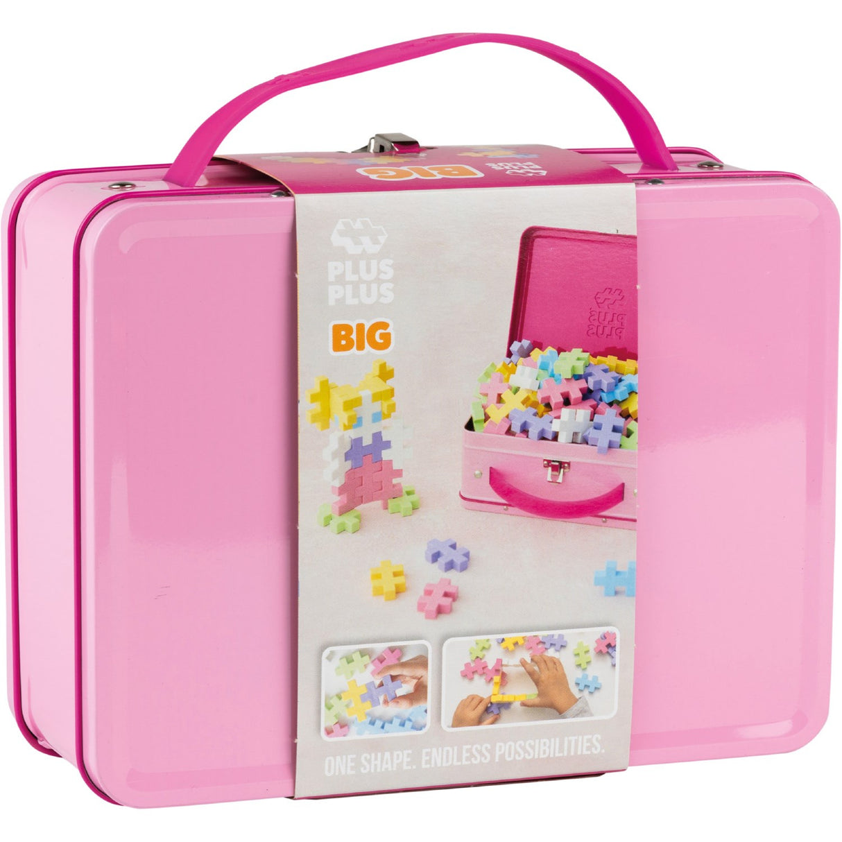Plus-Plus BIG / Metal Suitcase Pastel