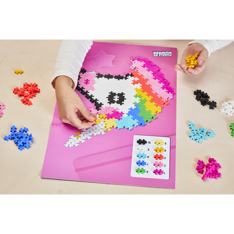 Plus-Plus Puzzle By Number Unicorn 250Pcs