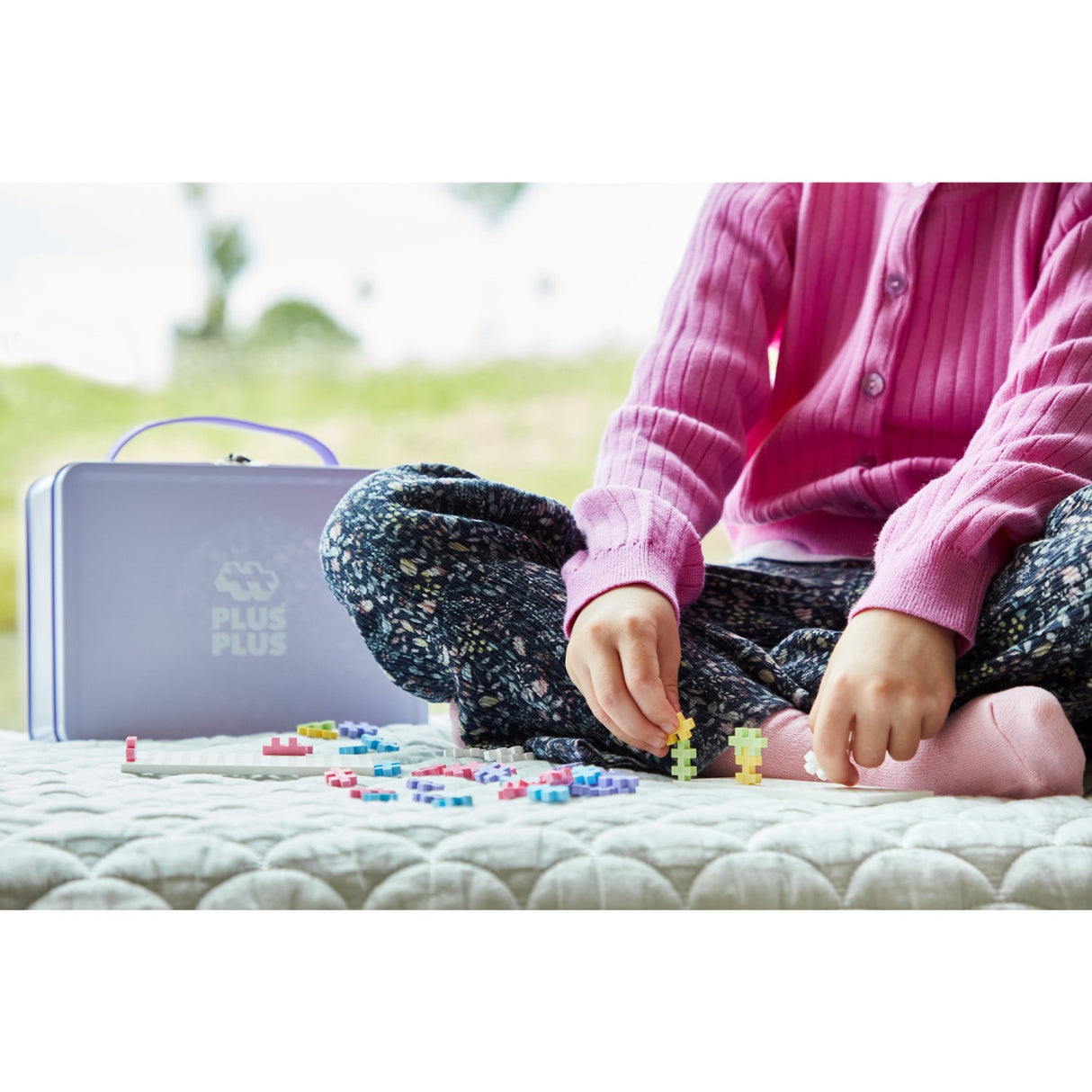 Plus-Plus Suitcase Pastel Metal