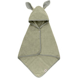 Bibs Sage Kangaroo Hoodie Towel Baby