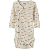 Lil'Atelier Turtledove Cloud Nbnnalu Wo/Mo Ls Slim Wrap Body Lil