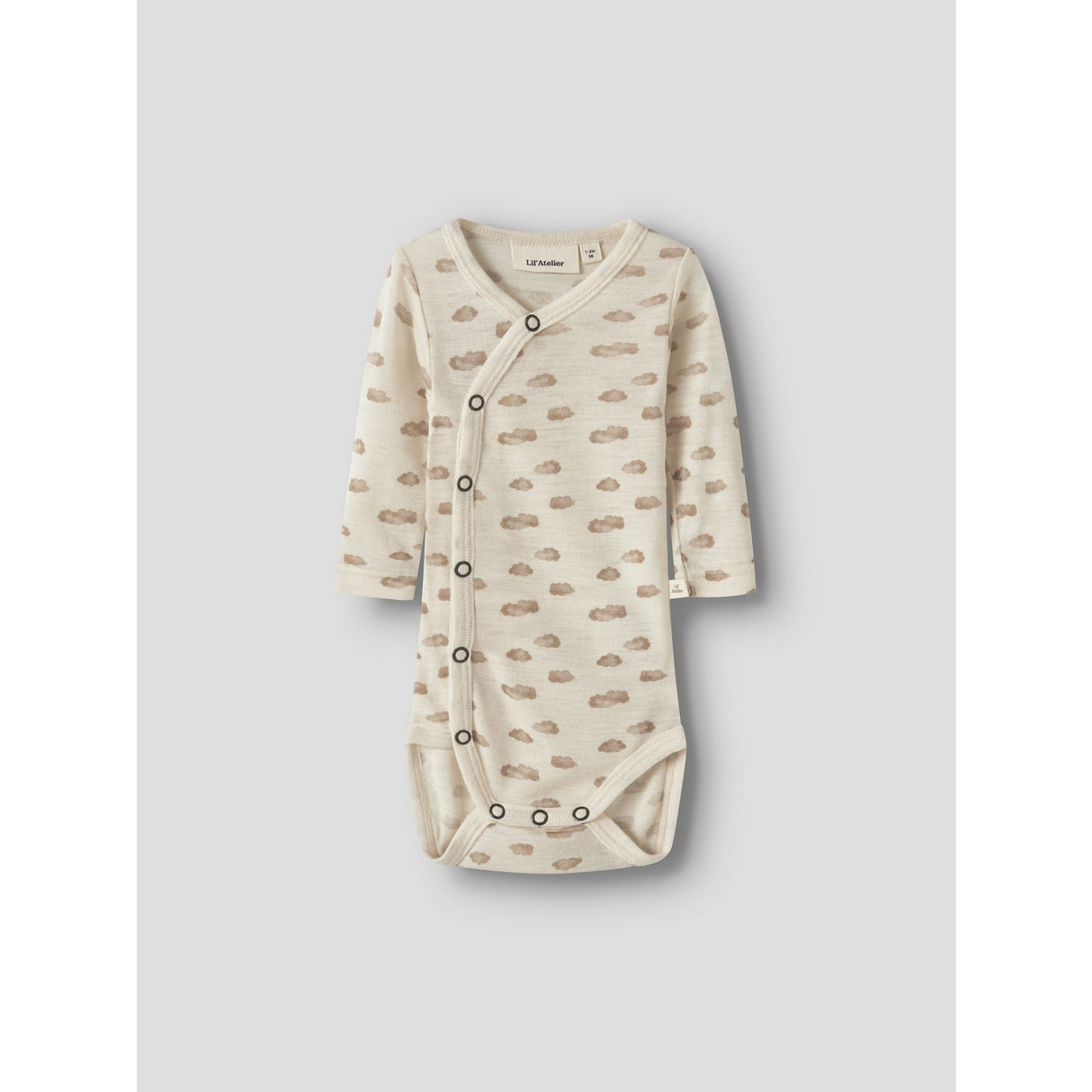 Lil'Atelier Turtledove Cloud Nbnnalu Wo/Mo Ls Slim Wrap Body Lil