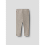 Lil'Atelier Feather Gray Nbnnalu Rib Wo/Mo Slim Leggings Lil