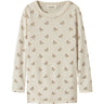 Lil'Atelier Turtledove Flower Nmfnalu Wo/Mo Ls Slim Top Lil