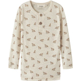 Lil'Atelier Turtledove Fox Nmmnalu Wo/Mo Ls Slim Top Lil