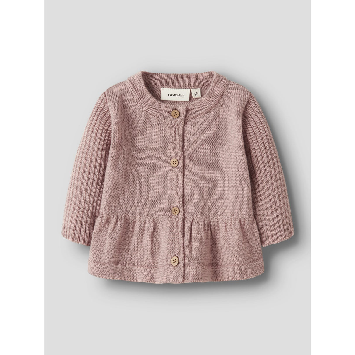 Lil'Atelier Fawn Nbfnomo Nia Wool Ls Knit Card Lil