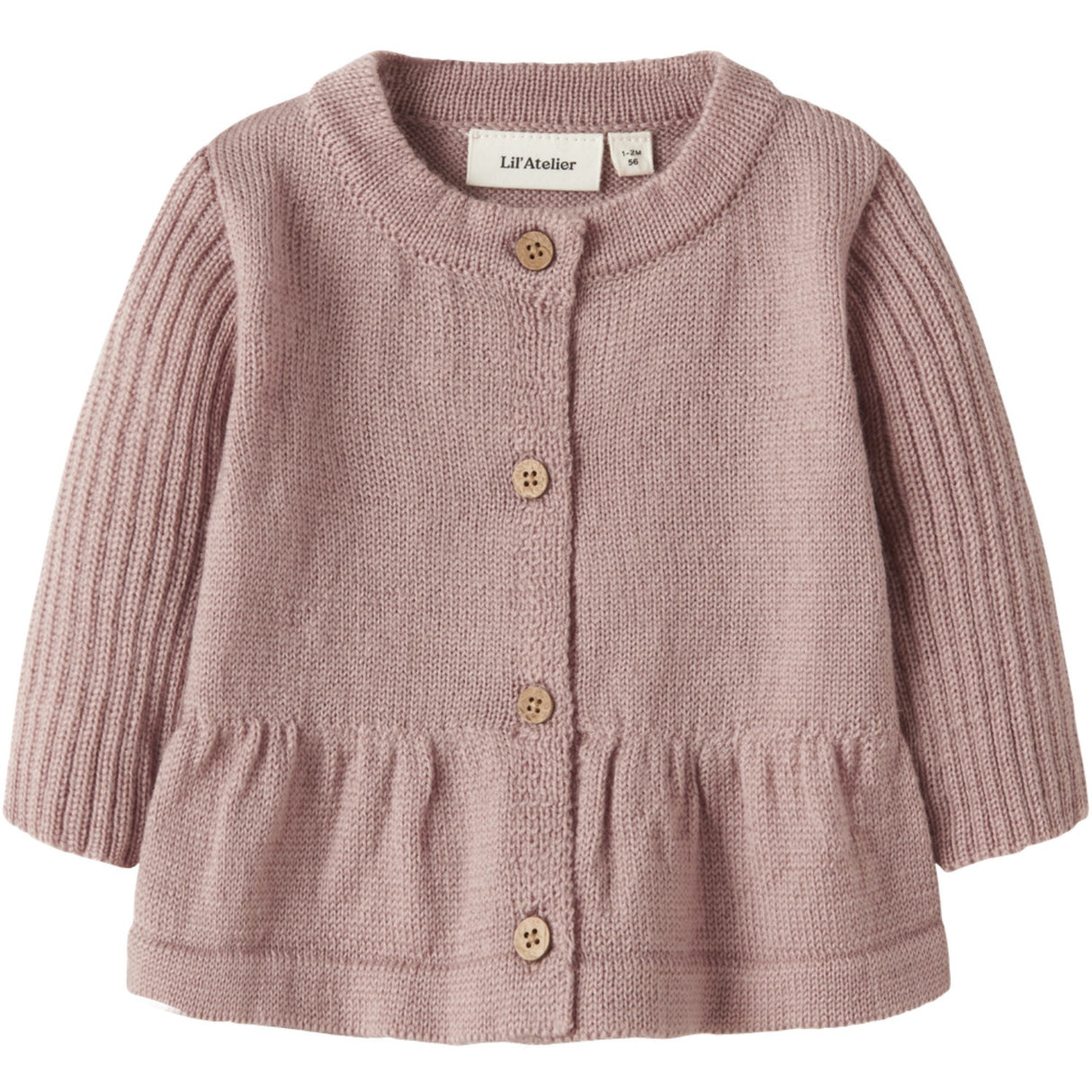 Lil'Atelier Fawn Nbfnomo Nia Wool Ls Knit Card Lil