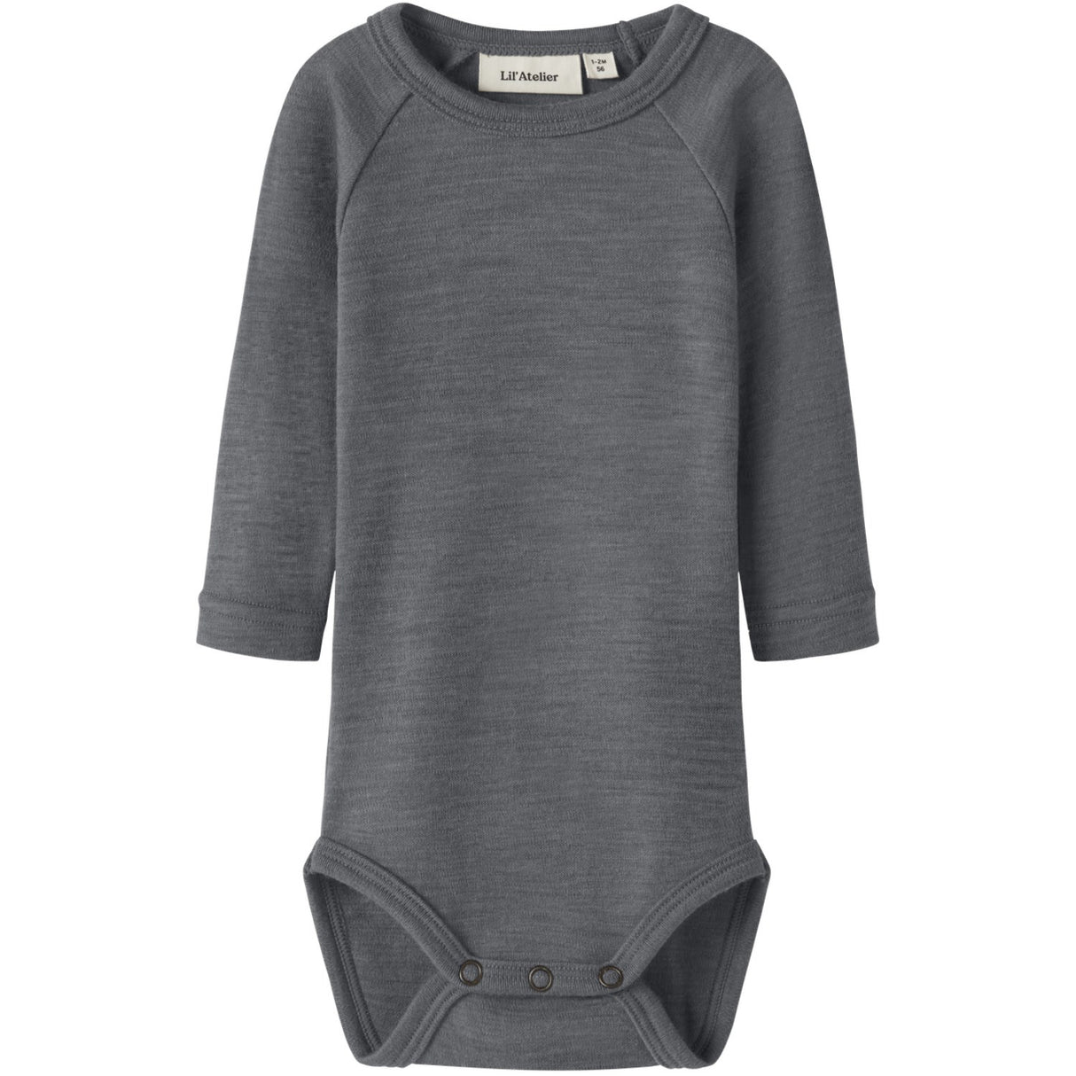 Lil'Atelier Poppy Seed Nbnnester Wool Ls Slim Body Lil
