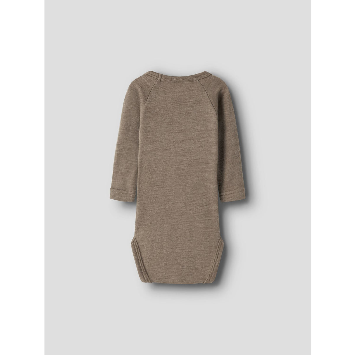 Lil'Atelier Sepia Tint Melange Nbnnester Wool Ls Slim Body Lil