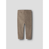 Lil'Atelier Sepia Tint Melange Nbnnester Wool Slim Leggings Lil