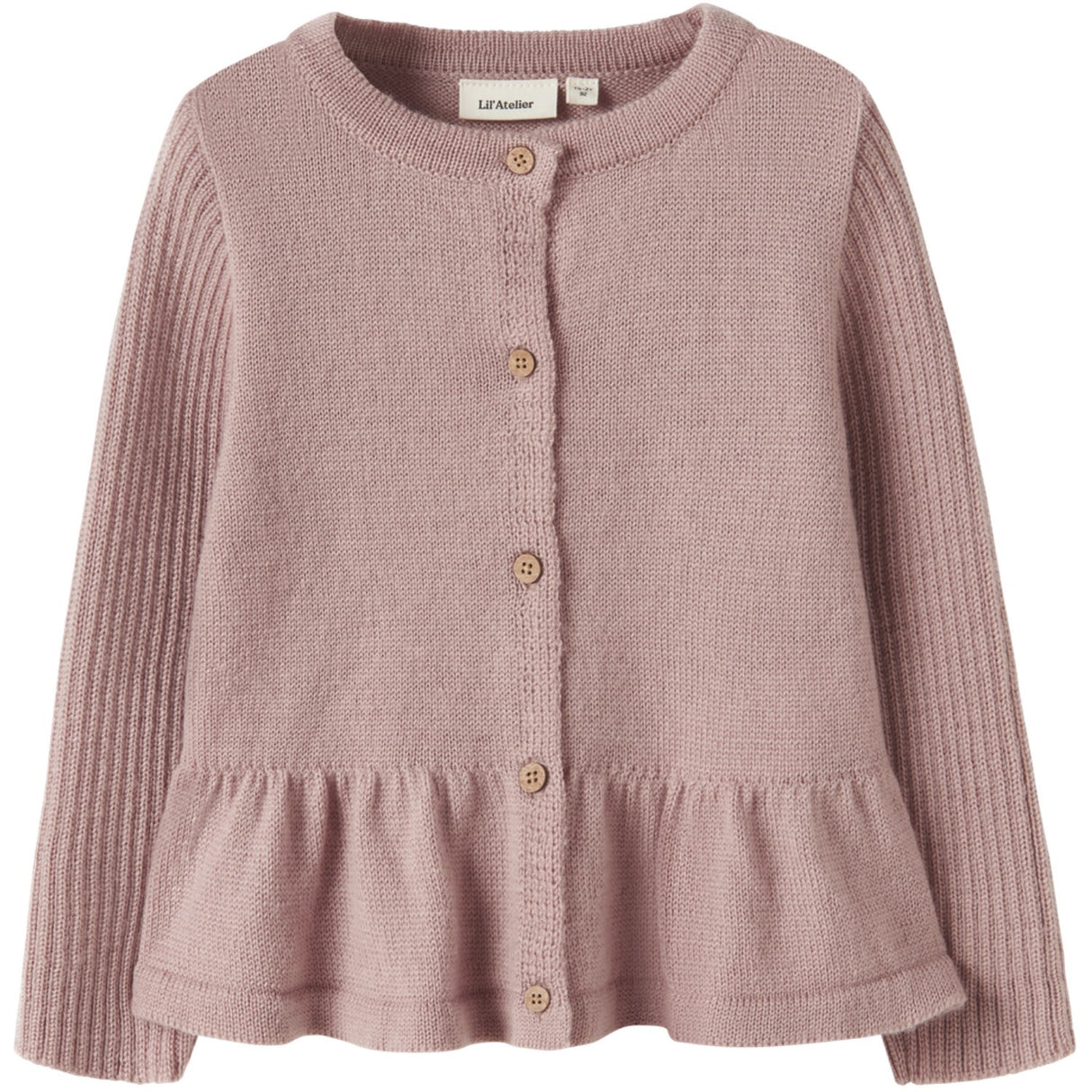 Lil'Atelier Fawn Nmfnomo Nia Wool Ls Knit Card Lil