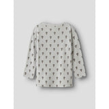 Lil'Atelier Oyster Mushroom Nmmnoel Nor Wool Ls Slim Top Lil