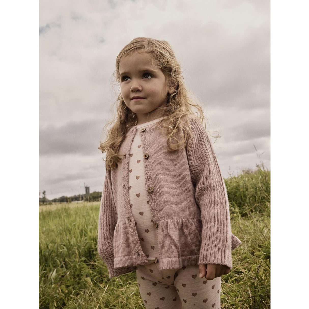 Lil'Atelier Fawn Nmfnomo Nia Wool Ls Knit Card Lil