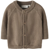 Lil'Atelier Sepia Tint Nbmnomo Noa Wool Ls Knit Card Lil