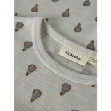 Lil'Atelier Oyster Mushroom Nmmnoel Nor Wool Ls Slim Top Lil