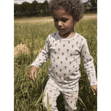 Lil'Atelier Oyster Mushroom Nmmnoel Nor Wool Ls Slim Top Lil