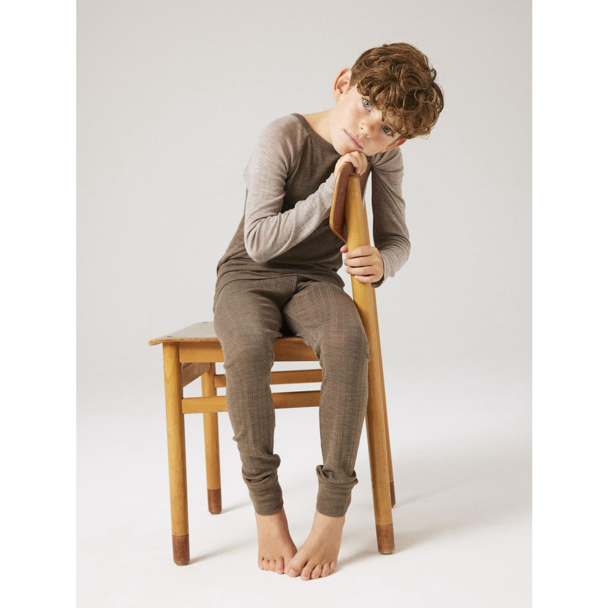 Name It Morel Satellites Sleeves Nkmwang Wool Needle Ls Top Solid